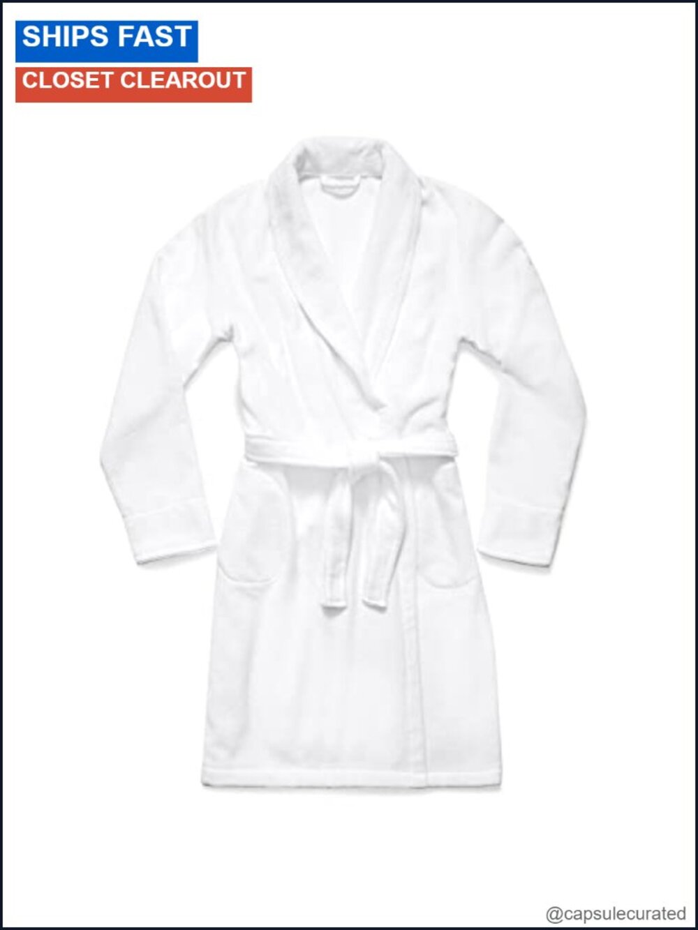 100% Turkish Cotton Plush Bath Robe Unisex Spa Shower Robe